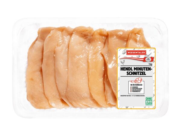 Frische Maishendl Filetschnitzel