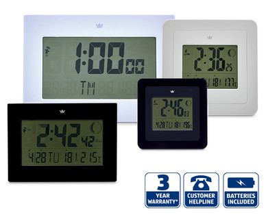Radio Controlled Digital Wall Clock