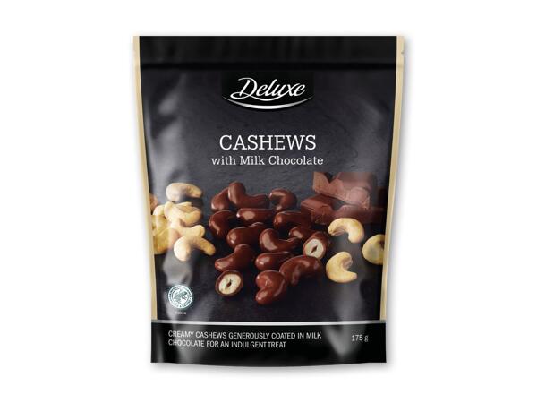 DELUXE Nødder med chokolade
