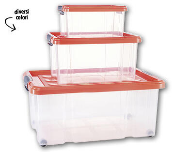 EASY HOME(R) Scatole portatutto impilabili, 3 pezzi