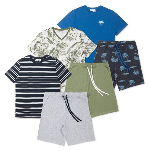 UP 2 FASHION MEN Herren-Shorty-Pyjama
