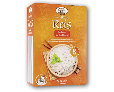 Riz à long grains en sachets cuisson HAPPY HARVEST