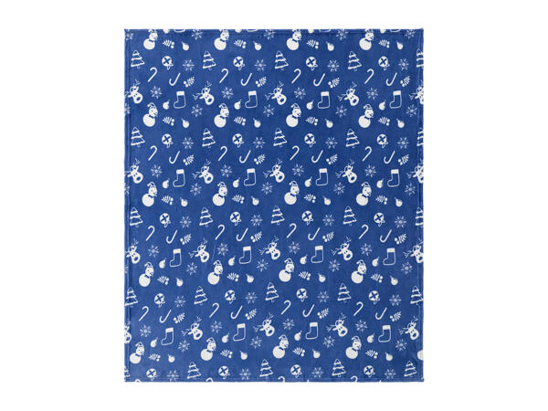 Livarno Home Christmas Blanket & Cushion Set