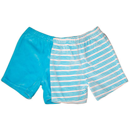 Badstofshorts voor kinderen, 2 st.