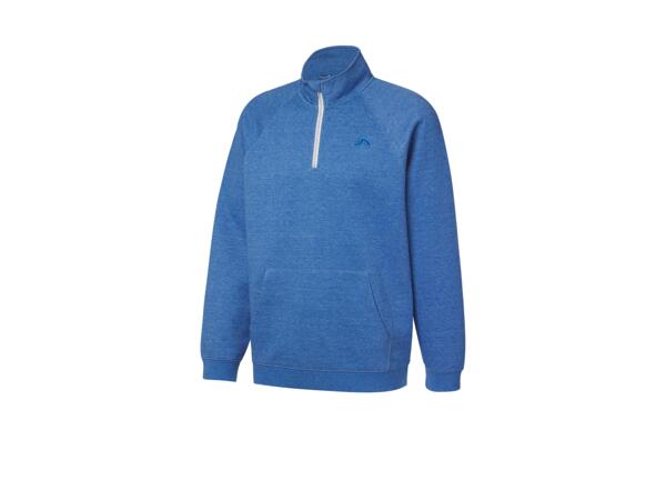Men's half zip sweatshirt