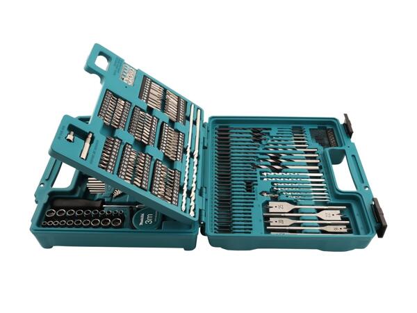 Drill bits and screws, 256 pieces