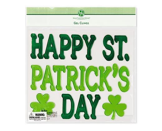 Huntington Home 
 St. Patrick's Day Gel Clings