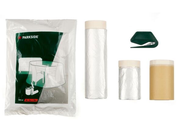 Dust sheet set or zip dust protection door