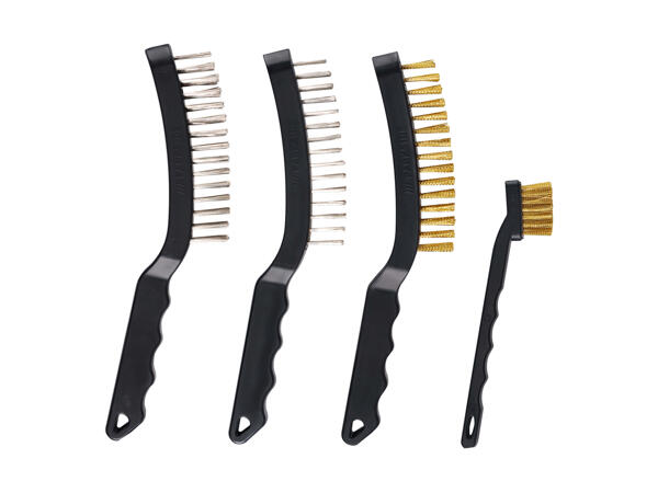 Drahtbürsten-Set, 4-teilig