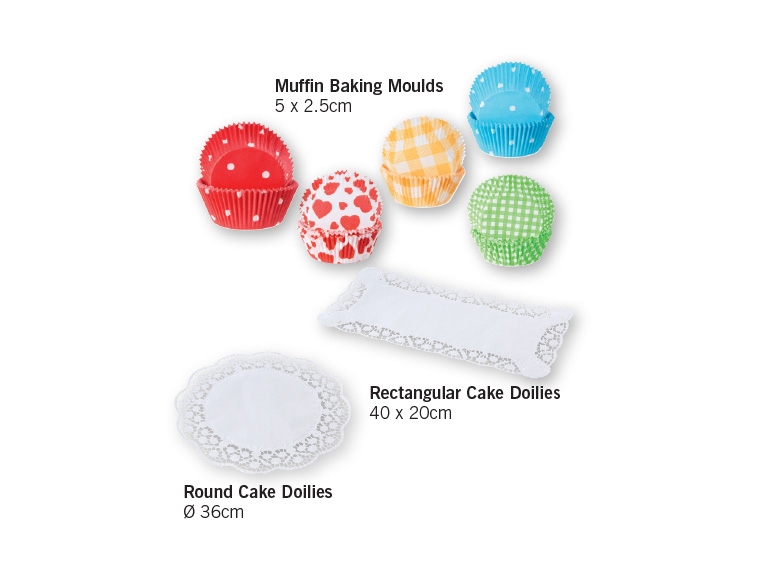 ERNESTO(R) Cake Doilies/Muffin Cases