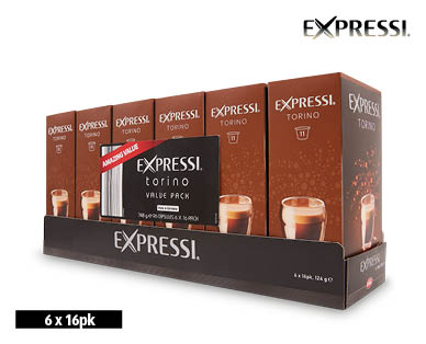 Expressi Torino Value Packs Coffee Capsules 6 x 16pk