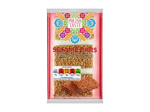 Thin and Crispy Sesame Bar