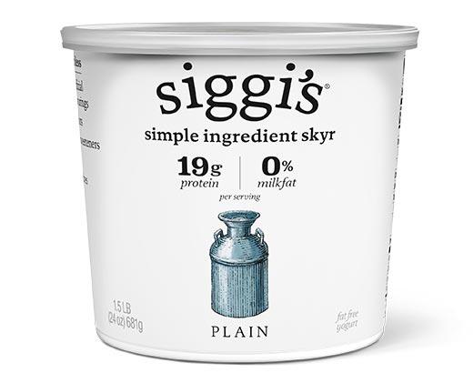 Siggi's Icelandic Skyr 0% Yogurt Plain or Vanilla