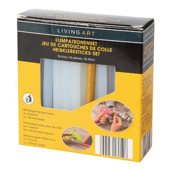 LIVING ART(R) 				Pistolet à colle ou cartouches de colle