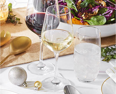 Crystal White Wine Glasses 6pk