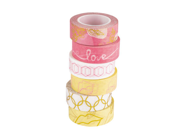 UNITED OFFICE(R) Washi-tape 6-pak