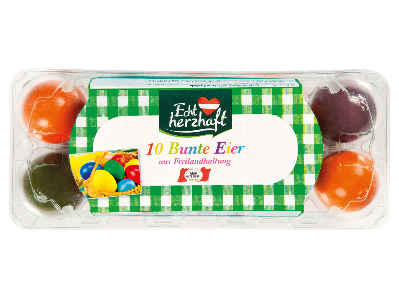 ECHT HERZHAFT Ostereier aus Freilandhaltung
