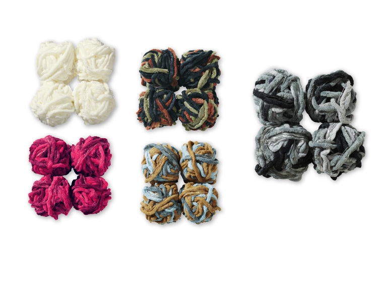 Crelando Leonie Scarf Knitting Yarn, 4x50g