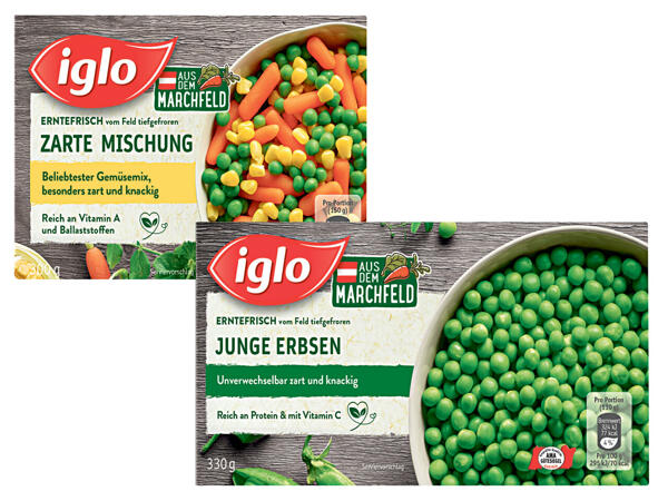 IGLO Gemüse erntefrisch