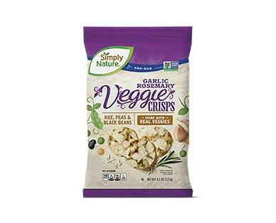 Simply Nature Garlic Rosemary or Sea Salt Veggie Crisps