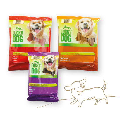 Snacks voor honden