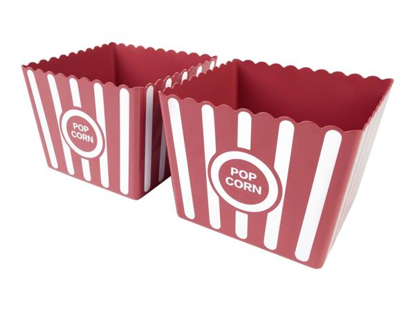 Livarno Home Popcorn Bucket Set - 2 pack