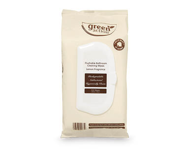 Flushable Bathroom Cleaning Wipes 100pk