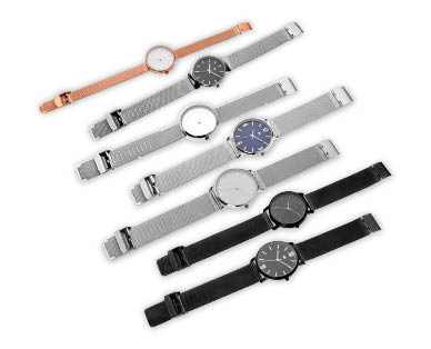 Montre-bracelet avec bracelet aspect maille milanaise SEMPRE