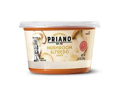 Priano Pumpkin & Butternut Squash or Mushroom Alfredo Sauce