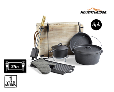 Cast Iron 8pc Set