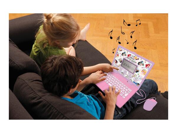 Lexibook Bilingual Educational Laptop: English/Spanish - Disney Princess