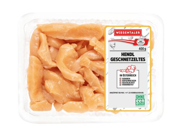 Frisches Maishendl Geschnetzeltes