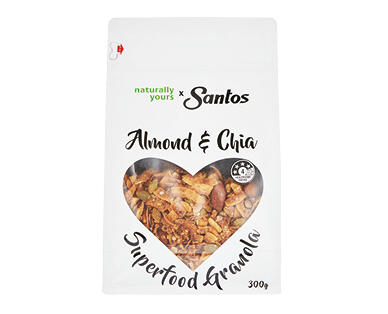 Santos Almond & Chia Superfood Granola 300g