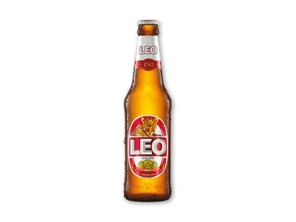 Singha eller Leo asiatisk øl