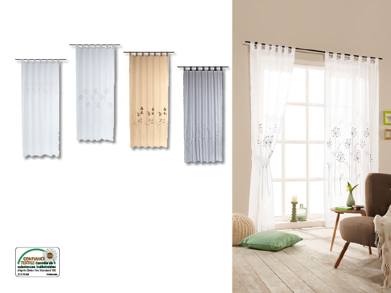 Rideaux, lot de 2