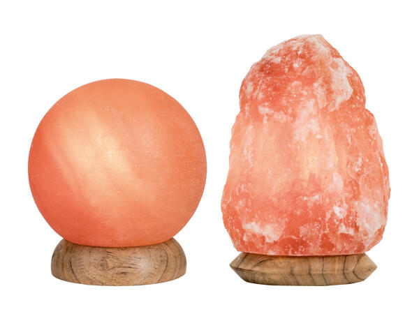 Lampe en cristal de sel