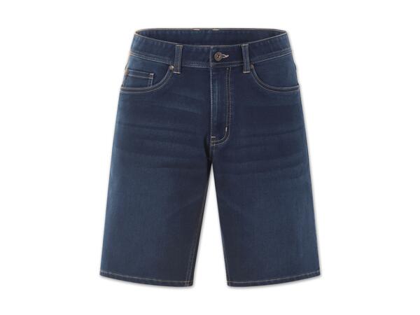 Herren Jeans Sweatdenim-Bermudas