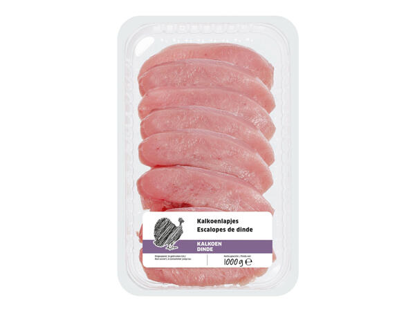 Escalopes de dinde fraîches