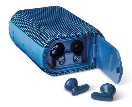 Bauhn 2-in-1 Earbud Speaker Combo