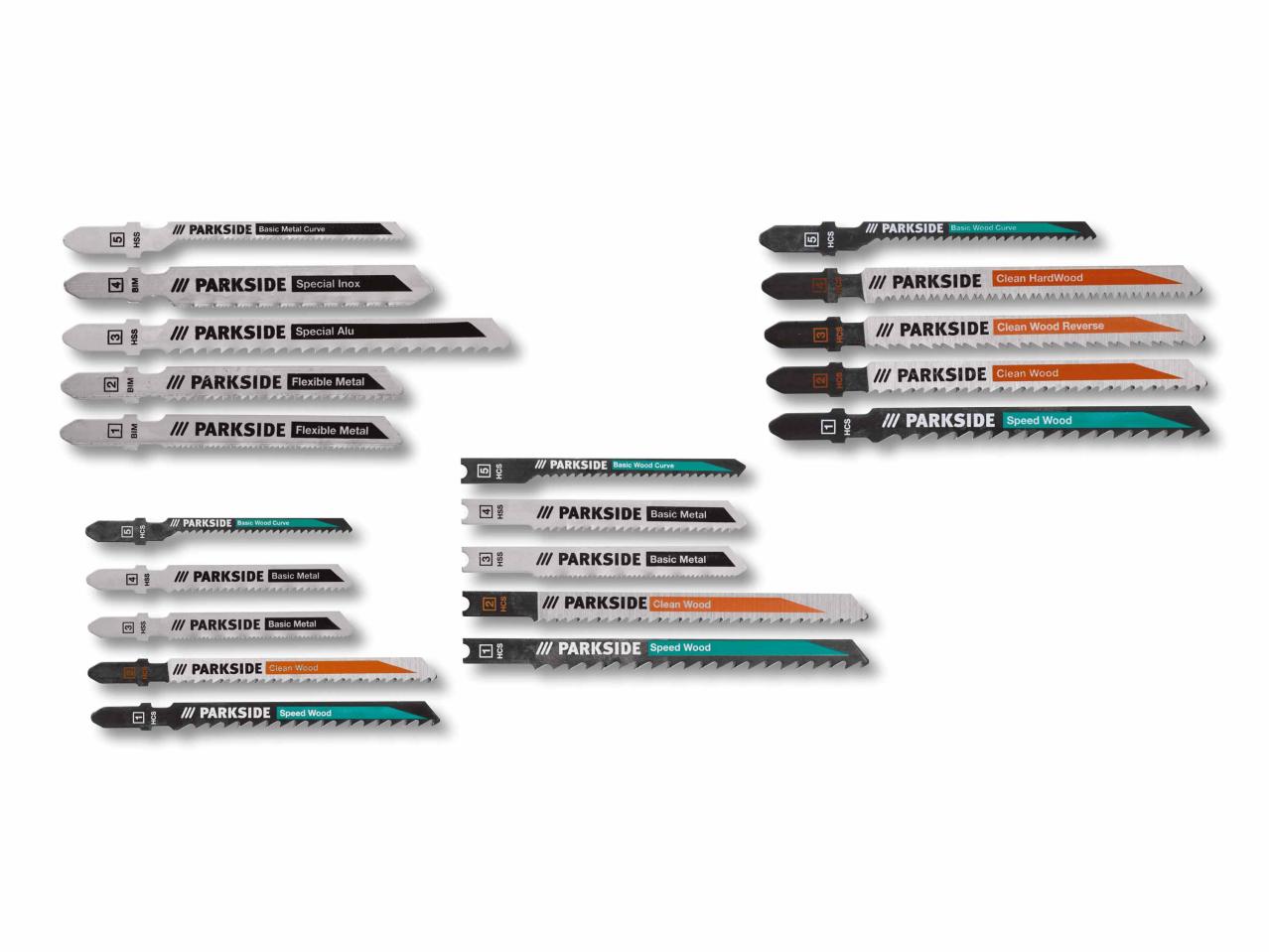 Set de lames de scie sauteuse