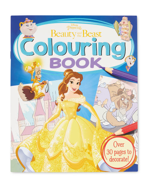 Disney Beauty & Beast Colouring Book