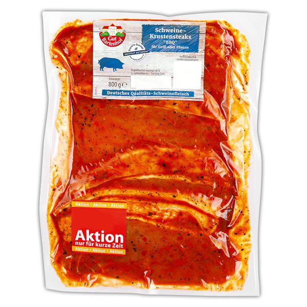 Schweine-Krustensteaks