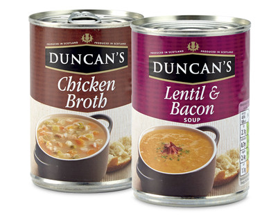 Chicken Broth/Lentil & Bacon Soup