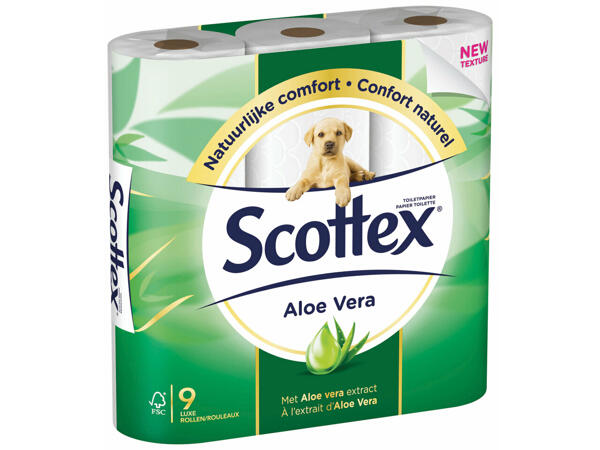 Papier toilette doux à l'aloe vera