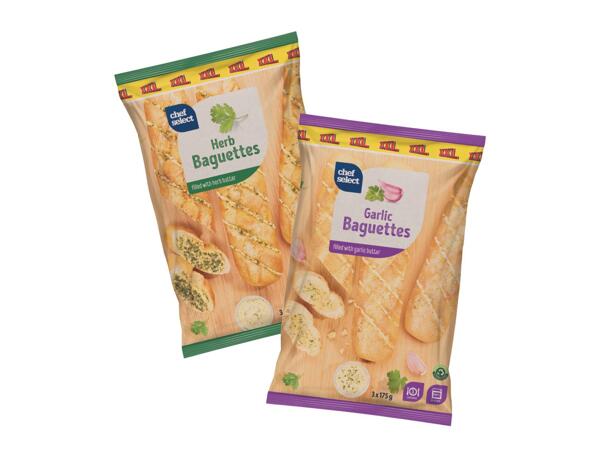 Garlic or Herb Baguettes