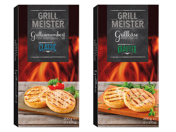 Grill-Weichkäse oder Grill-Camembert