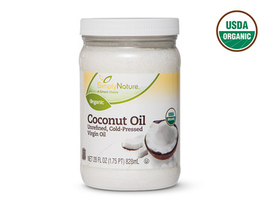 SimplyNature Large Organic Coconut Oil
