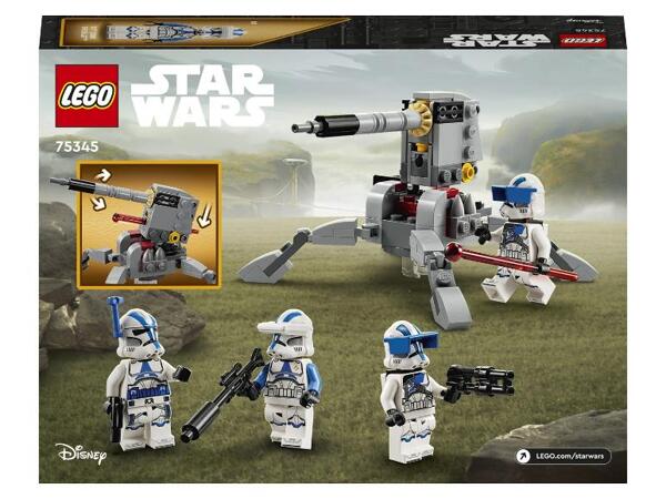 75345 Star Wars Bitevní balíček klonovaných vojáků z 501. legie