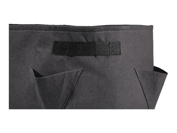 Parkside Strawberry Grow Bags - 2 Pack - Black