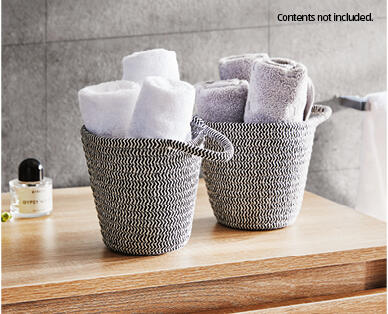 Bathroom Storage Basket 2pk